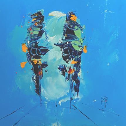 Peinture Ensemble par Raffin Christian | Tableau Figuratif Huile Scènes de vie