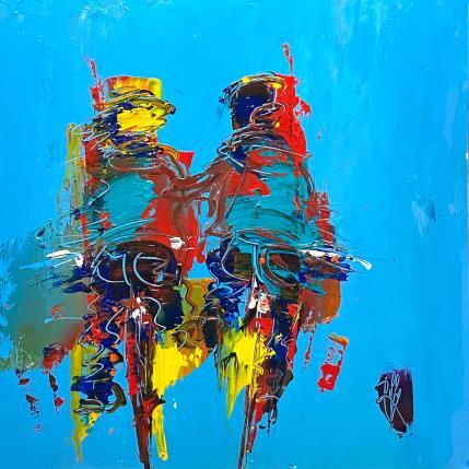 Peinture Petit délire par Raffin Christian | Tableau Figuratif Huile Scènes de vie