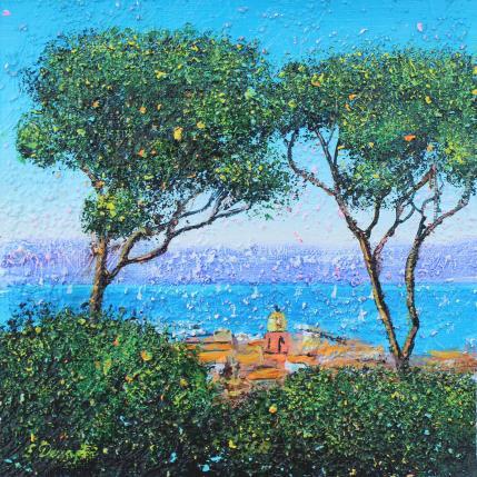 Peinture Saint-tropez par Dessapt Elika | Tableau Impressionnisme Acrylique, Sable