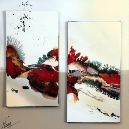 Peinture C3265 par Naen | Tableau Abstrait Acrylique, Encre