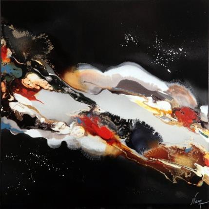 Peinture C2986 par Naen | Tableau Abstrait Acrylique, Encre