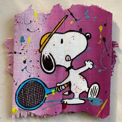 Peinture F2  balle de match par Marie G.  | Tableau Pop-art Acrylique, Bois Icones Pop