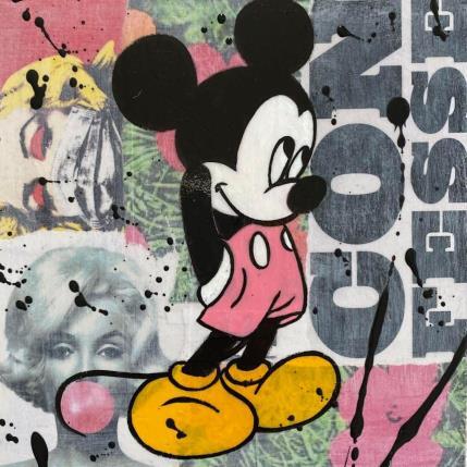 Peinture F2  confesse par Marie G.  | Tableau Pop-art Acrylique, Bois, Collage Icones Pop