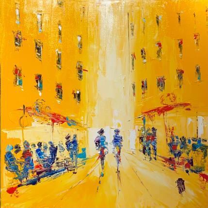 Painting Live by Raffin Christian | Painting Figurative Oil Urban