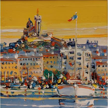 Peinture À l'heure de l'apéro par Corbière Liisa | Tableau Figuratif Huile Paysages