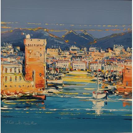 Painting Ciel et mer, c'est Marseille ! by Corbière Liisa | Painting Figurative Oil Landscapes