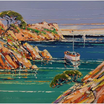 Peinture Cap Canaille, Cassis par Corbière Liisa | Tableau Figuratif Huile Marine, Paysages