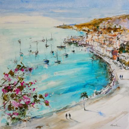 Peinture Villefranche par Poumelin Richard | Tableau Figuratif Huile Nature