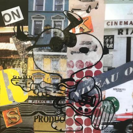Peinture Snoopy rock par Kikayou | Tableau Pop-art Acrylique, Collage, Graffiti Icones Pop