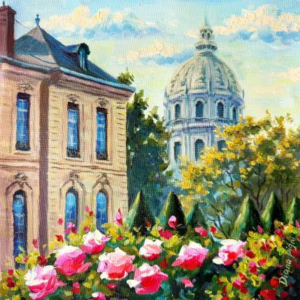 Peinture The Gardens of Musée Rodin par Pigni Diana | Tableau Figuratif Huile Architecture, Nature, Urbain