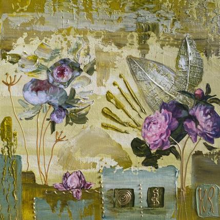 Peinture Paradis par Romanelli Karine | Tableau Figuratif Acrylique, Collage, Papier, Pastel, Posca Natures mortes