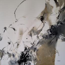 Painting Body 9 by Virgis | Painting Abstract Oil Nude