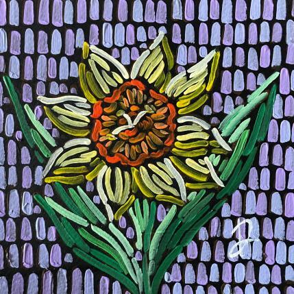 Peinture Narcisse par Dmitrieva Daria | Tableau Impressionnisme Acrylique Nature