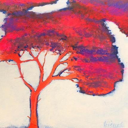 Peinture Ombres sur le feuillage par Fièvre Véronique | Tableau Figuratif Acrylique Nature