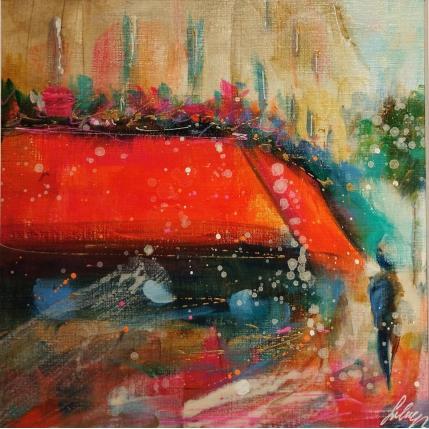 Peinture Café rouge  par Solveiga | Tableau  Acrylique