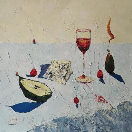 Peinture L'horizon par Tomàs | Tableau Figuratif Huile