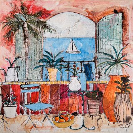 Peinture Terra par Colombo Cécile | Tableau Art naïf Acrylique, Aquarelle, Collage, Encre, Pastel Nature, Paysages, Scènes de vie