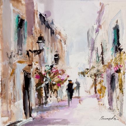 Peinture nice au printemps par Poumelin Richard | Tableau Figuratif Huile Nature