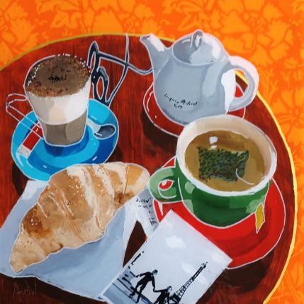 Peinture On n'avait pas échappé au Trocadéro par Auriol Philippe | Tableau Figuratif Acrylique, Plexiglas, Posca Natures mortes