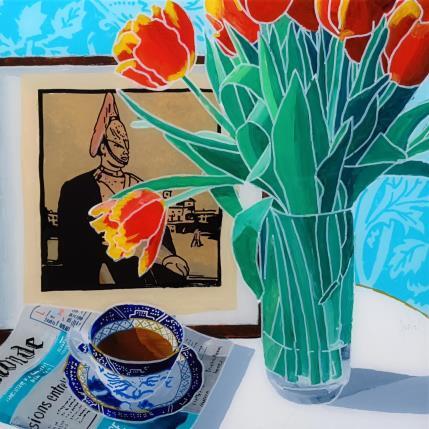 Peinture William oubliait toujours la date du Trooping the Colour par Auriol Philippe | Tableau Figuratif Acrylique, Plexiglas, Posca Natures mortes