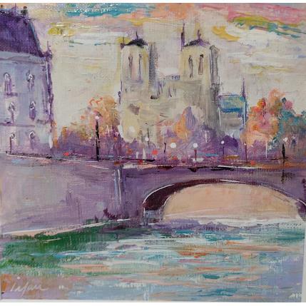 Peinture Les feux d'Esmeralda par Yavru Irfan | Tableau Figuratif Huile