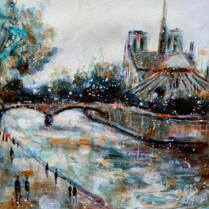 Peinture Renaissance Notre Dame par Solveiga | Tableau  Acrylique