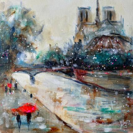 Peinture Notre Dame week-end  par Solveiga | Tableau  Acrylique