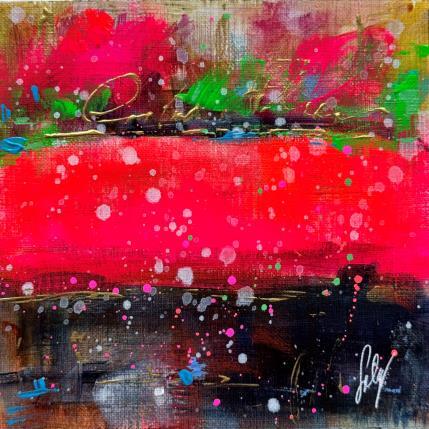 Peinture Café Rouge  par Solveiga | Tableau  Acrylique