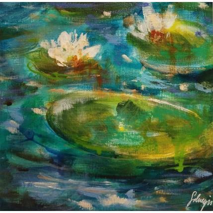 Peinture Jardin d'été par Solveiga | Tableau  Acrylique