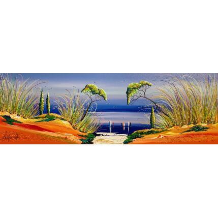 Peinture Une balade avec toi par Fonteyne David | Tableau Figuratif Acrylique