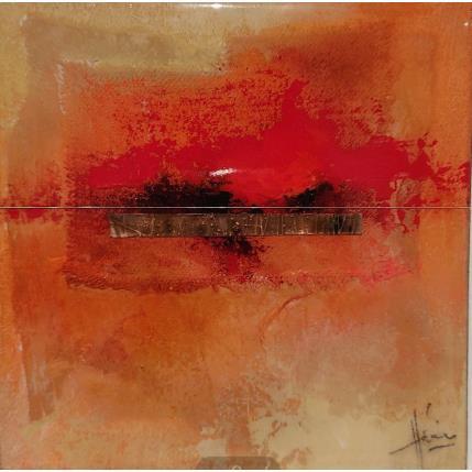 Peinture Abstraction C par Hévin Christian | Tableau Abstrait Acrylique, Huile, Pastel Minimaliste