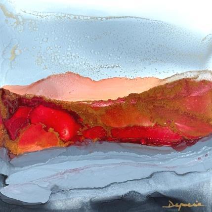 Painting 2394 Poésie Florale by Depaire Silvia | Painting Abstract Acrylic Landscapes, Minimalist