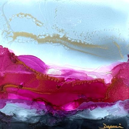 Peinture 2395 Poésie Florale par Depaire Silvia | Tableau Abstrait Acrylique Minimaliste, Paysages