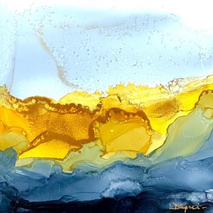 Peinture 2385 Poésie Florale par Depaire Silvia | Tableau Abstrait Acrylique Minimaliste, Paysages