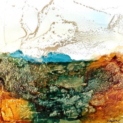 Peinture 2420 Bronze Âge par Depaire Silvia | Tableau Abstrait Acrylique Minimaliste, Paysages