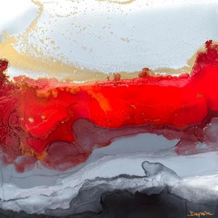 Peinture 2417 Poésie Florale par Depaire Silvia | Tableau Abstrait Acrylique Minimaliste, Paysages