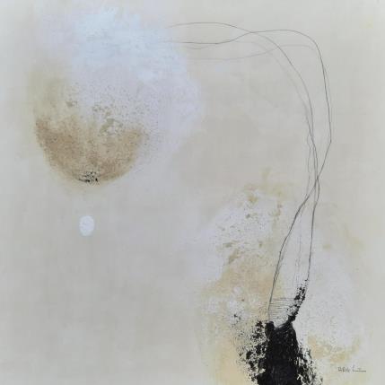 Peinture abstract beige D 103 par Wilms Hilde | Tableau Abstrait Acrylique, Sable