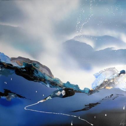 Peinture 945  A par Naen | Tableau Abstrait Acrylique, Encre