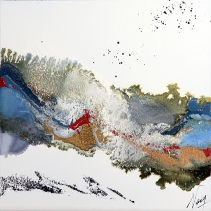 Peinture C3457 par Naen | Tableau Abstrait Acrylique, Encre Paysages