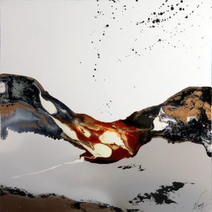 Peinture C3498 par Naen | Tableau Abstrait Acrylique, Encre Nature