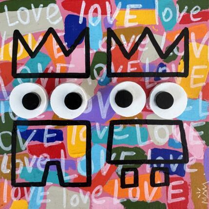 Peinture LOVE POTES par Mam | Tableau Pop-art Acrylique Icones Pop, Minimaliste, Portraits