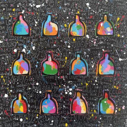 Painting ABUS DE COULEURS by Mam | Painting Pop-art Acrylic Life style, Pop icons, Society