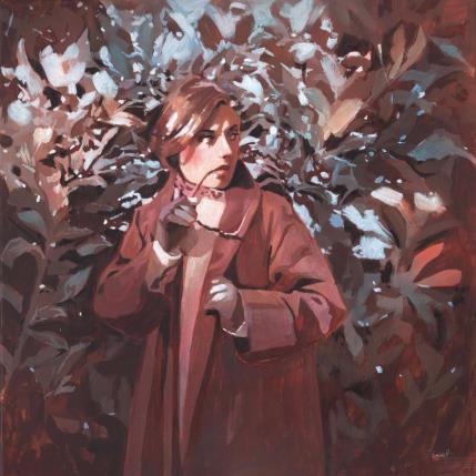 Peinture Elle douta soudainement par Gemini. H  | Tableau Réalisme Acrylique Portraits