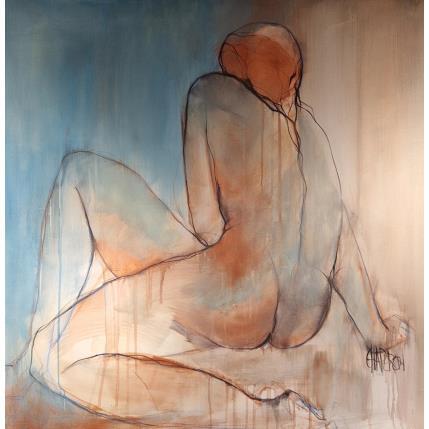 Peinture Sensibilité par Chaperon Martine | Tableau Figuratif Acrylique Nu