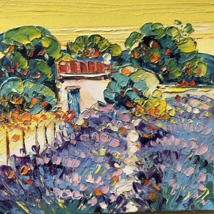 Peinture Les secrets de Provence par Corbière Liisa | Tableau Figuratif Huile Paysages