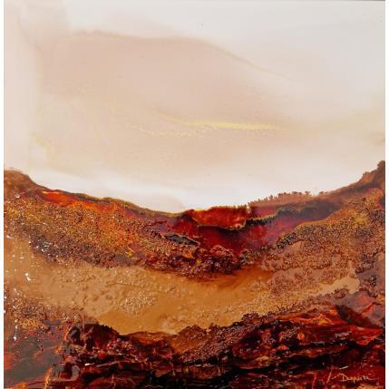 Peinture Mocha Mousse 2252 par Depaire Silvia | Tableau Abstrait Acrylique