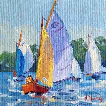 Peinture Le 1er guépard par Aliamus Béatrice  | Tableau Figuratif Huile Marine