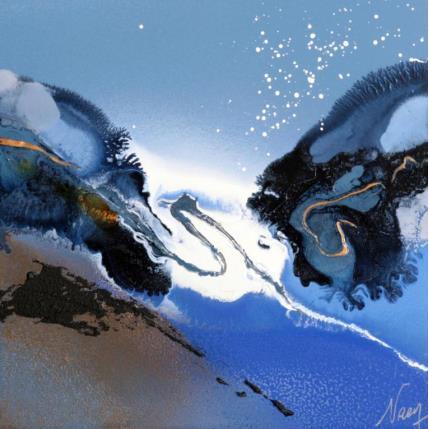 Peinture C3478 par Naen | Tableau Abstrait Acrylique, Encre