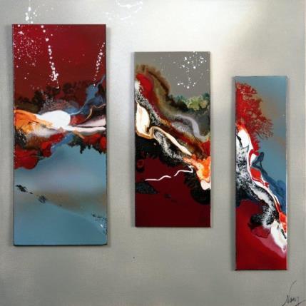 Peinture C3327 par Naen | Tableau Abstrait Acrylique, Encre