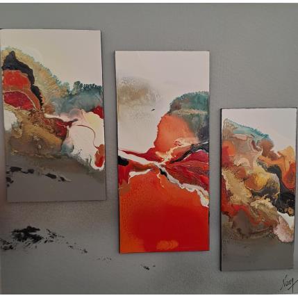 Peinture C3268 par Naen | Tableau Abstrait Acrylique, Encre